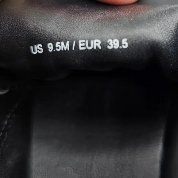 VINCE Women's Black Leather Laceup Sneakers | 9.5 - Picture 10 of 10